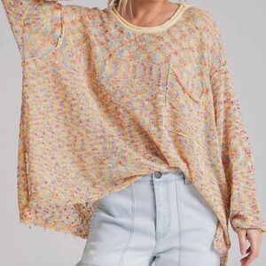 Easel Multicolor Knit Sweater